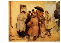 Картины - В. М. Васнецов. ( 1848 - 1926 ). Военная телеграмма.