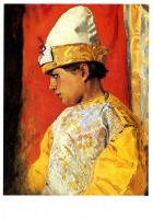 Картины - В. М. Васнецов. ( 1848 - 1926 ). В костюме скомороха.