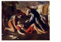 Картины - Никола Пуссен ( 1594 - 1665 ). Танкред и Эрминия ( фрагмент ).