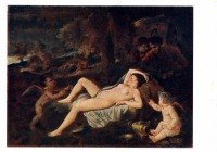 Картины - Никола Пуссен ( 1594 - 1665 ). Спящая Венера.