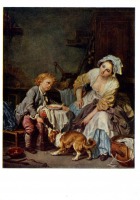 Картины - Ж. Б. Грез (1725 - 1805). Балованное дитя.