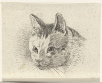 Картины - Голова кота, 1819