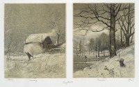 Картины - Зимний пейзаж. Декабрь и январь