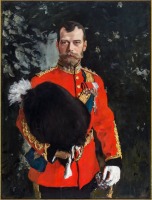 Картины - В.А. Серов Портрет Императора Николая II  (1902).