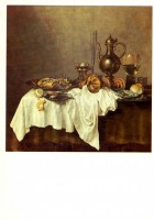 Картины - Виллем Клас Хеда. Завтрак с крабом.