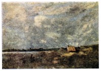 Картины - Камиль Коро. Бурная погода. Берег Па де Кале.