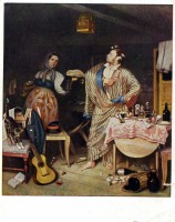 Картины - П. А. Федотов (1815 - 1852). Свежий кавалер. 1846.