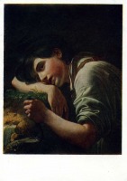 Картины - О. А. Кипренский (1782 - 1836). Молодой садовник. 1817 г.