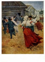 Картины - Андерс Цорн (1890 - 1920). Сельский праздник.