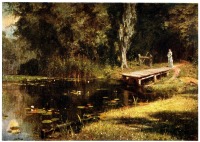 Картины - В. Д. Поленов (1844 - 1927). Прудик. 1880 г.