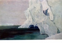 Картины - И. П. Рубан. У подножия айсберга. Антарктика.