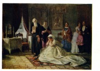 Картины - Ф. С. Журавлев (1836 - 1901). Перед венцом. 1874 г.