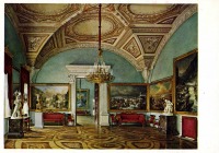 Картины - Э. Гау (1807 - 1887). Зимний дворец. Второй зал военных картин.1872.
