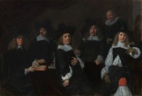 Картины - Музей Франса Хальса в Гарлеме. Регенты богадельни. 1664