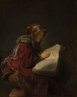 Картины - Рейксмузеум в Амстердаме. Пророчица Анна. 1631
