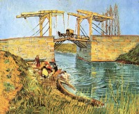 Картины - Арль. Мост Ланглуа. 1888