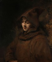 Картины - Рембрандт ван Рейн. Титус в монашеской одежде, 1660