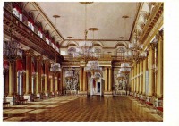 Картины - Э. Гау ( 1807 - 1887 ). Зимний дворец. Гербовый зал. 1863