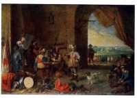 Картины - Д. Тенирс (1610 - 1690). Караульня.