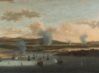 Картины - Морской бой при Чатеме, 1667