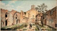 Картины - Руины церкви Сен Оноре де Аликамп и кладбище в Арле
