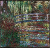 Картины - Японский мостик в саду художника. 1899