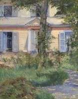 Картины - Эдуард Мане. Дом в Рюэйле, 1882. Дом художника