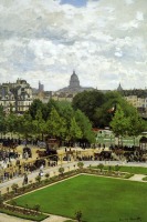 Картины - Клод Моне. Сад инфанты. 1867