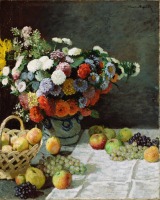 Картины - Клод Моне. Натюрморт с фруктами