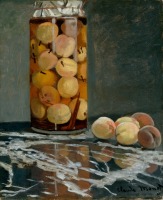 Картины - Клод Моне. Натюрморт с персиками