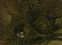 Картины - Винсент Ван Гог. Натюрморт птичьи гнёзда