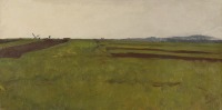 Картины - Виллем Витсен. Пейзаж с ветряной мельницей