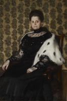 Картины - Картини  польських  художників. Портрет дами.