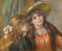Картины - Портрет двух девушек