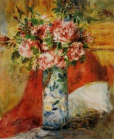 Картины - Розы в китайской вазе
