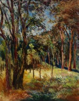 Картины - Жан Дюфи. Деревья в Су-Буа