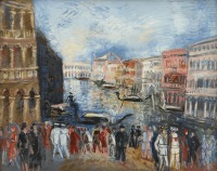 Картины - Жан Дюфи. Венеция. Гранд Канал