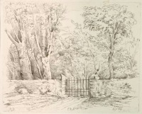 Картины - Вид на старый сад