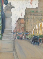 Картины - Парад в Нью-Йорке в 1917