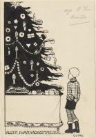 Картины - Иван перед рождественской ёлкой