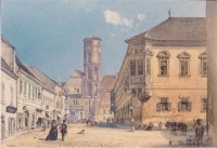 Картины - Картина.  Парафіяльна церква в Офен.  Рудольф фон Альт.