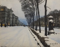 Картины - Картина.  Сніжний бульвар. Одо Добровольський.