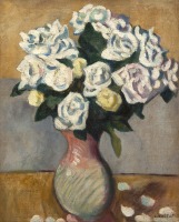 Картины - Букет белых роз