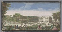 Картины - Вид на малый дворец в Шато де Марли
