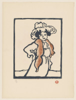 Картины - Луи Вальтат, Женщина с лисой