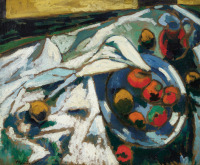 Картины - Морис де Вламинк, Натюрморт Ваза с фруктами