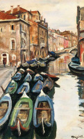 Картины - Таканори Огисс, Канал Святой Софии в Венеции