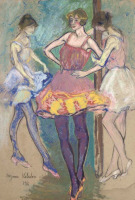 Картины - Сюзанна Валадон, Три танцовщицы