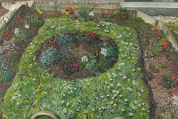 Картины - Стенли Спенсер, Коттеджный сад Леонарда Стенли
