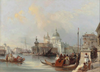 Картины - Эдвард Притчетт, церковь Санта-Мария-делла-Салюте в Венеции
